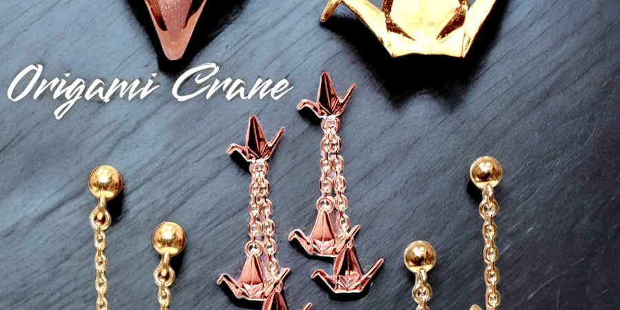 Our 14k Origami Crane Collections. Made locally in the Heart of Honolulu Hawaii.