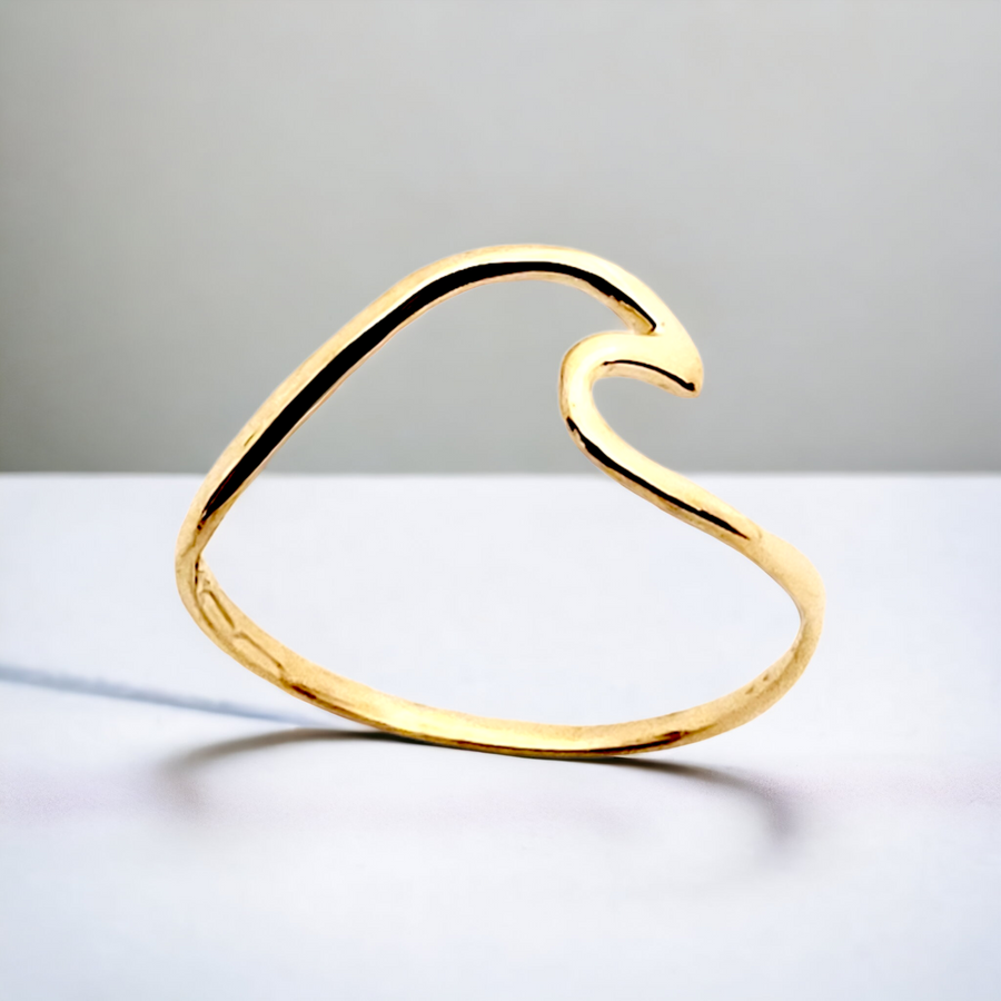 14k  Wave Ring