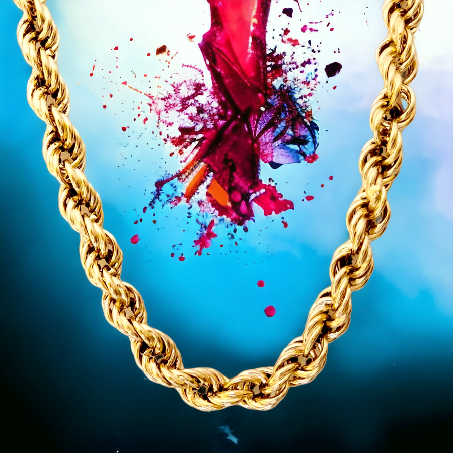 14K Rope Chain (12mm, 26")