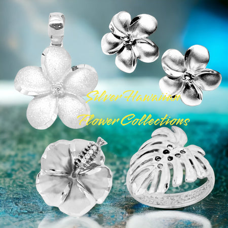 Sterling Silver Hawaiian Flowers Collections